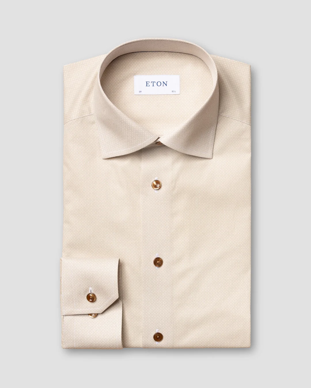 light brown dress shirts Tan Men's Formal Silk Solid Long Sleeve Shirt, M