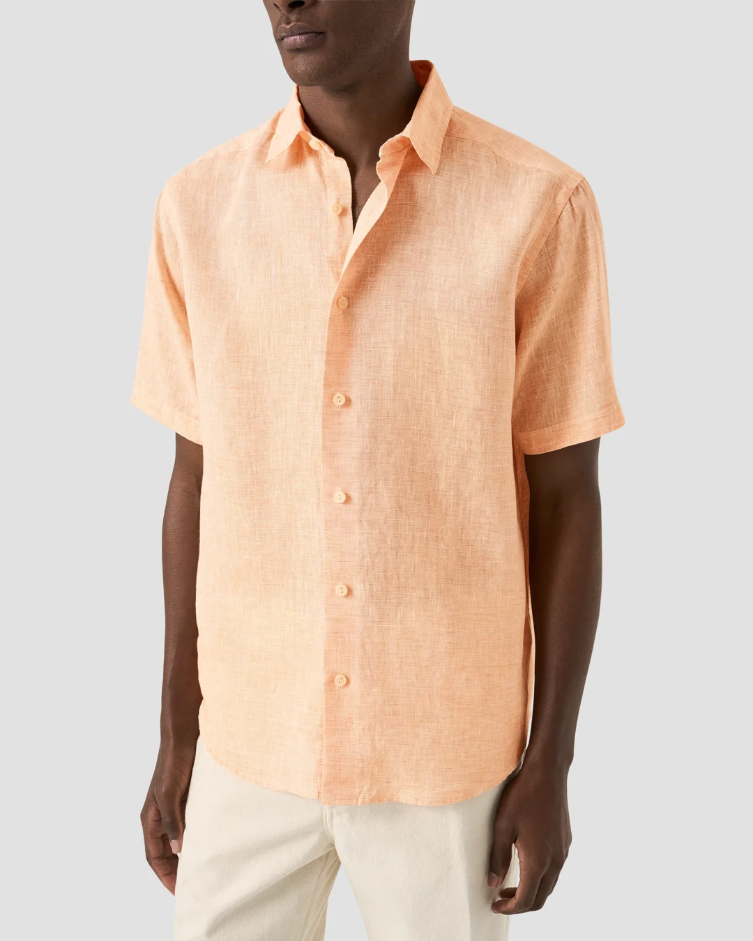 orange dress shirt short sleeve Ryrjj Mens Silk Button Down Shirt Short Sleeve Collared Satin Dress Shirts Summer Party Wedding Prom Shirt(Orange,5XL), Men's