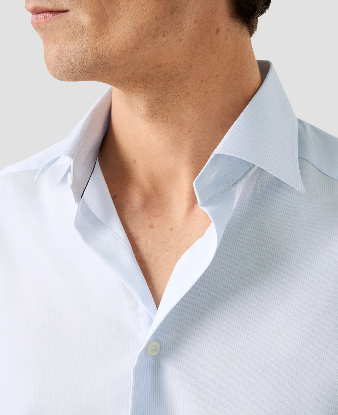 Fine Striped Twill Shirt - Eton