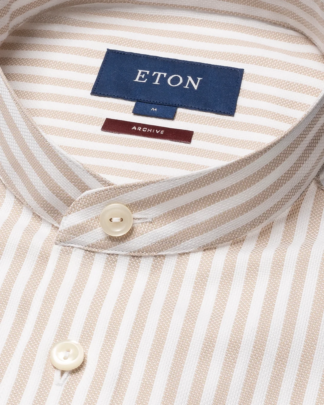 【BAON】[unisex] Hillen Stripe Collar Short Sleeve Tee Color-Block Striped Casual Shirt for Everyday Wear – Eleven