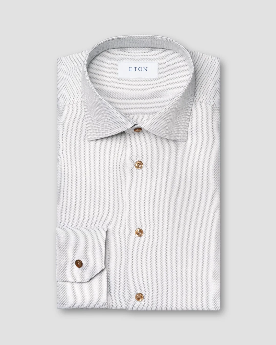 Semi Solid Signature Twill Shirt - Eton Semi Solid Signature Twill Shirt - Eton