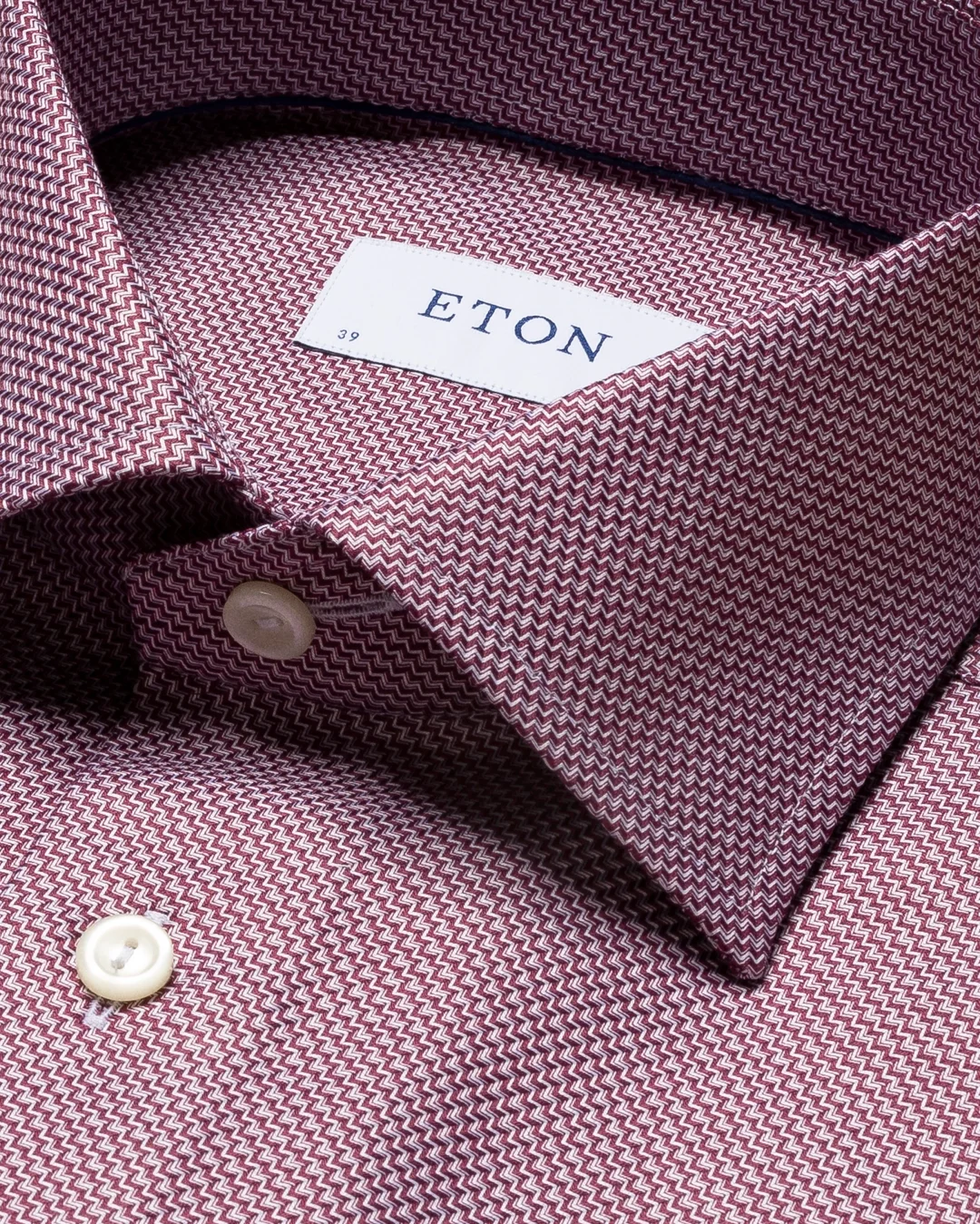 red or burgundy dress Merino Wool Button-Down Shirt main image 1