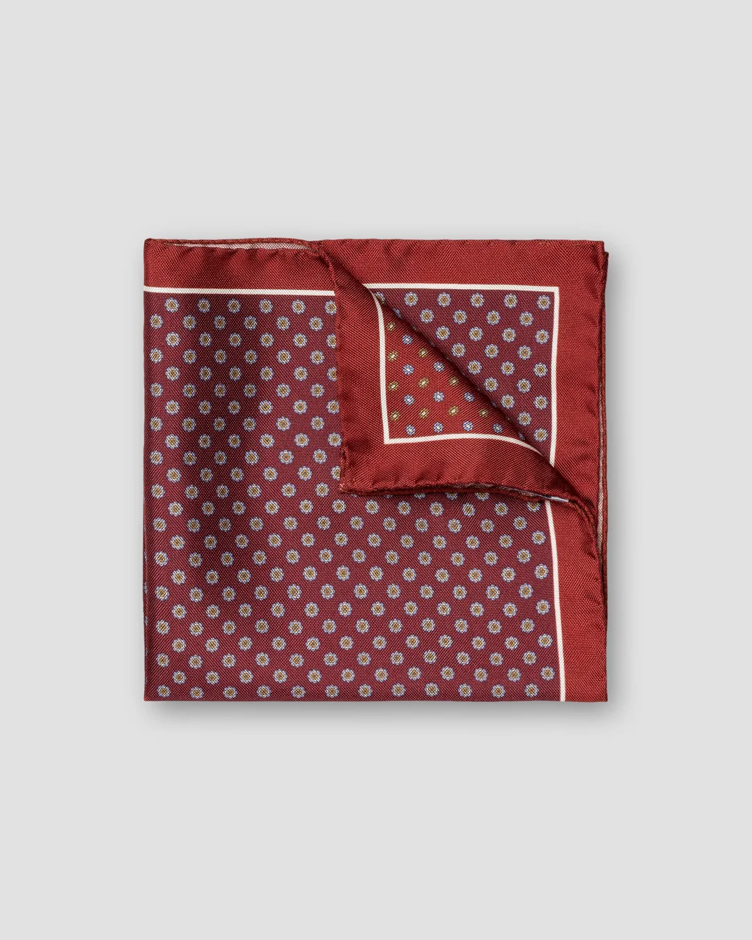 red-four-side-silk-pocket-