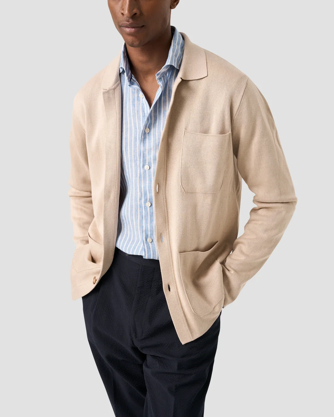 Striped Linen Shirt - Eton