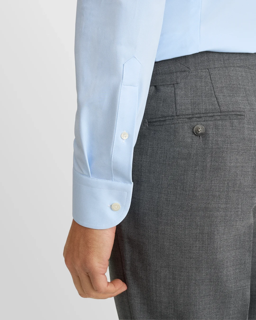 blue dress shirt with grey pants Sky Blue Jasmin Dress – Indianvirasat main image 0