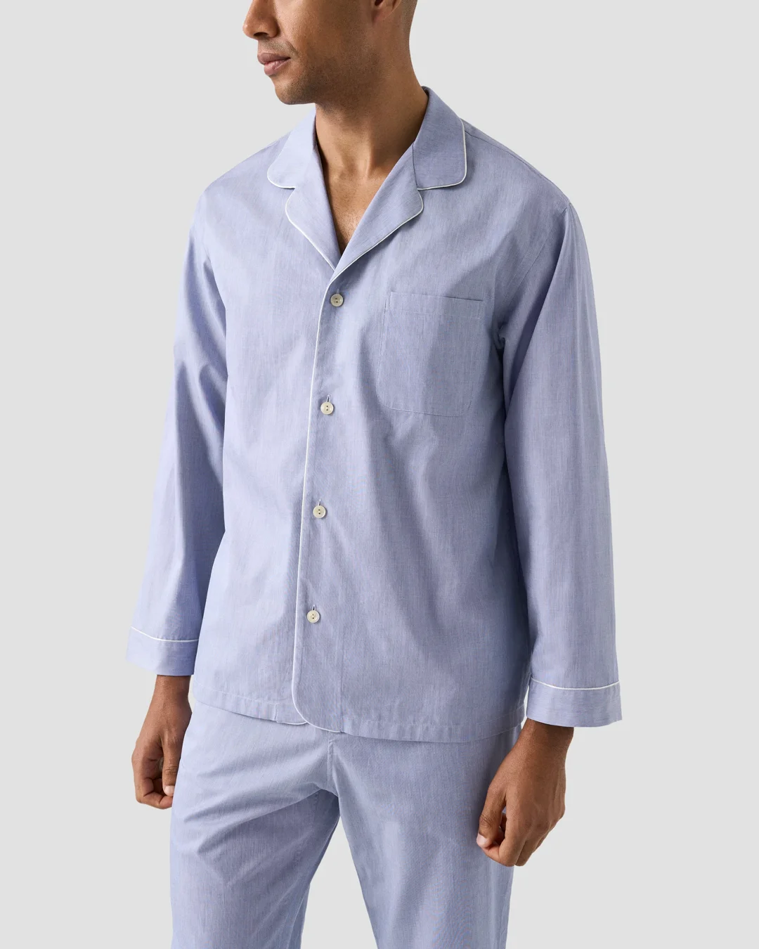 Solid Twill Pyjama Set - Eton