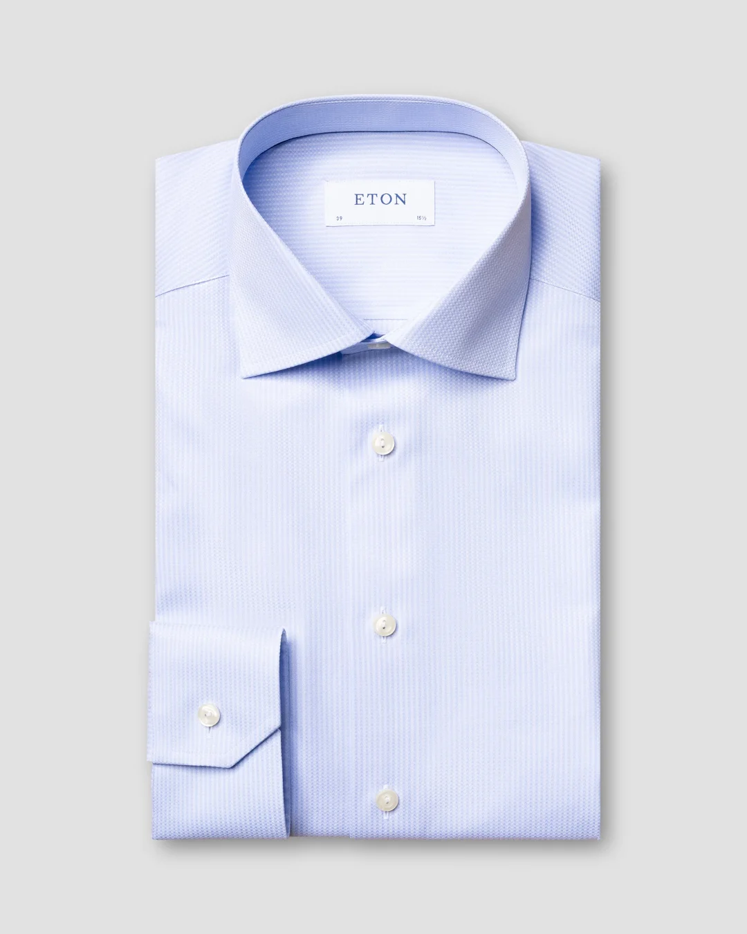 Light blue Brocade Shirt - Eton