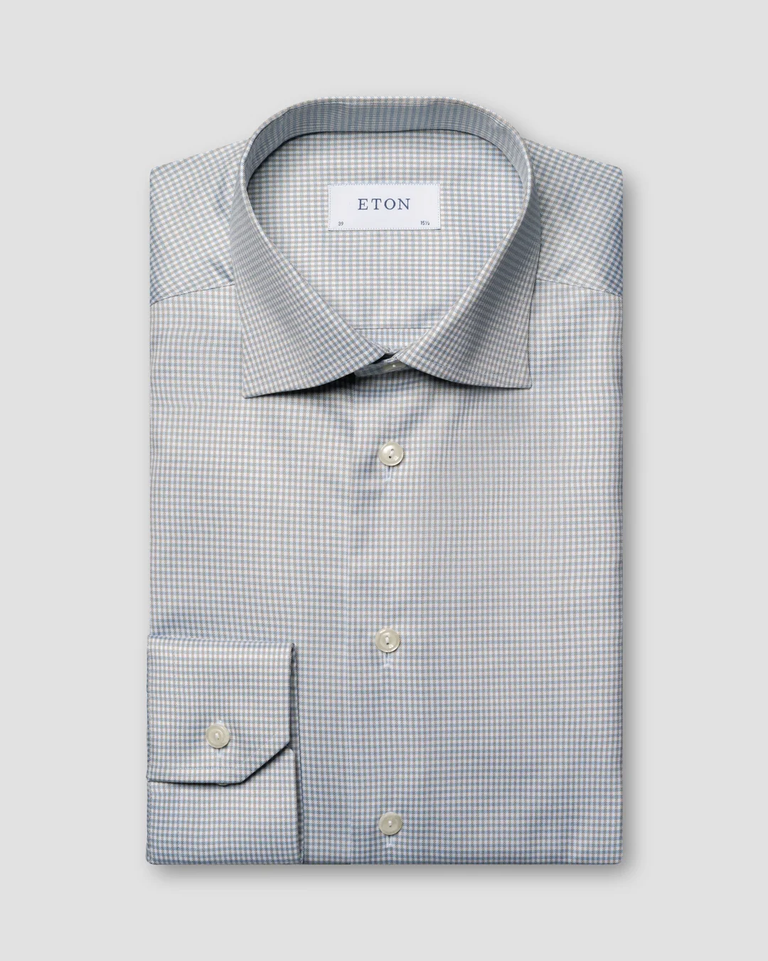 Checked Cotton TENCEL™ Lyocell Shirt - Eton