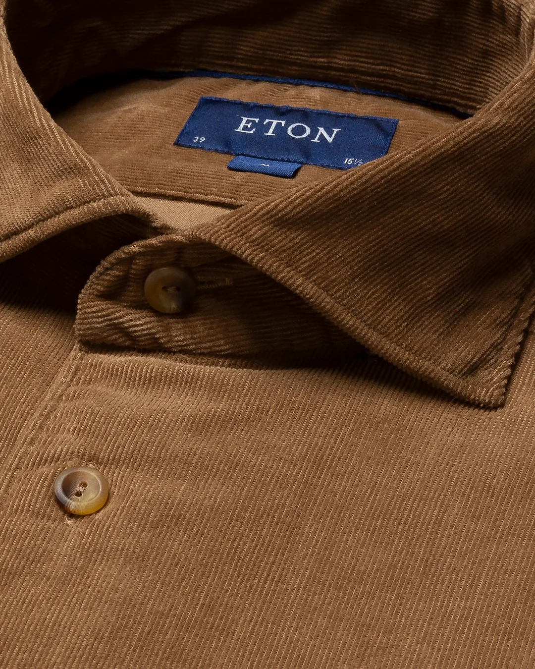 Brown Corduroy Shirt - Eton Brown Corduroy Shirt - Eton