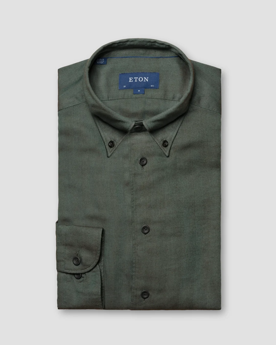 dark green dress shirt nearby Drake's Linen Button-Up Shirt in Green at Nordstrom, Size X-Small