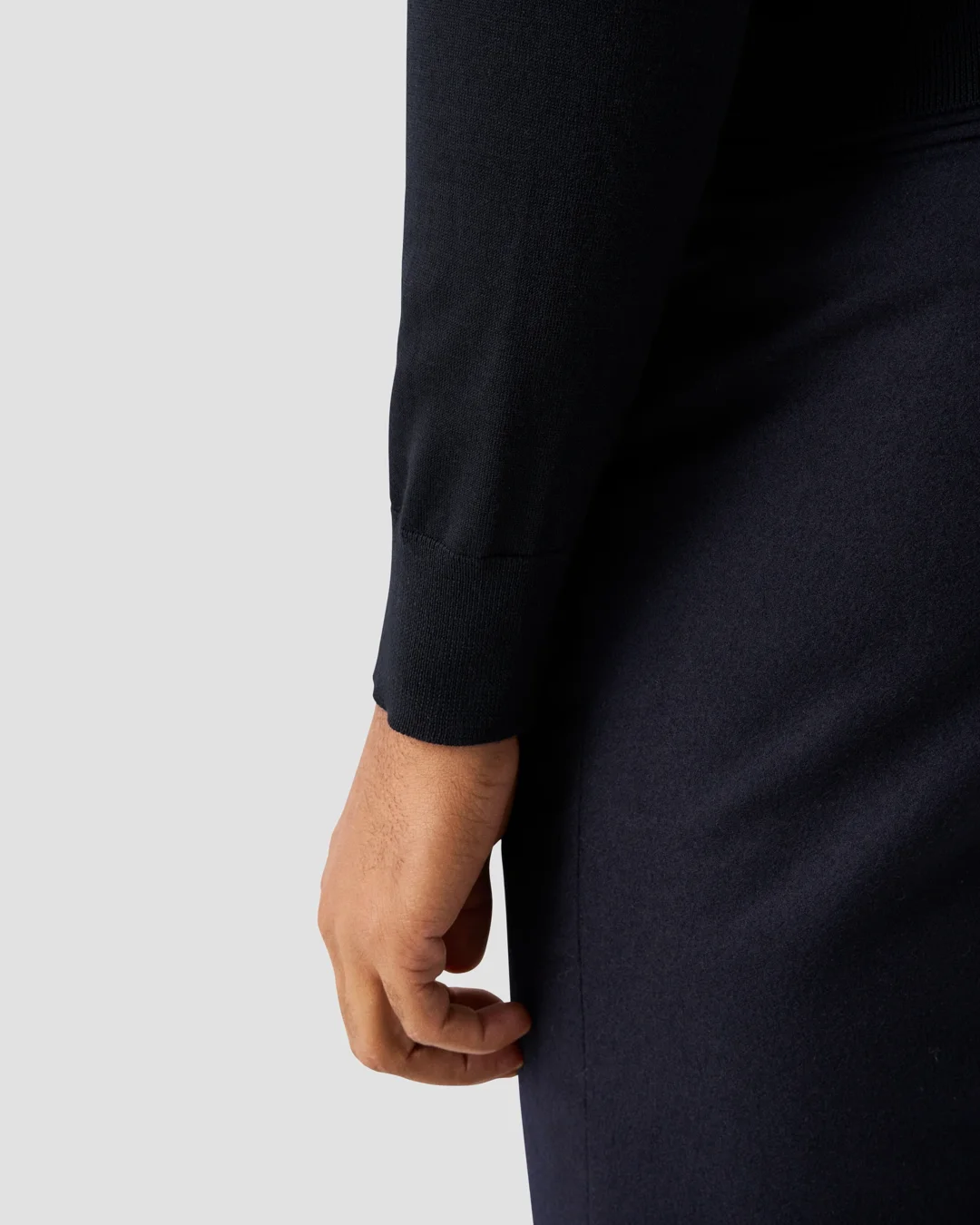 Fine Knit Merino Crew Neck - Eton Fine Knit Merino Crew Neck - Eton