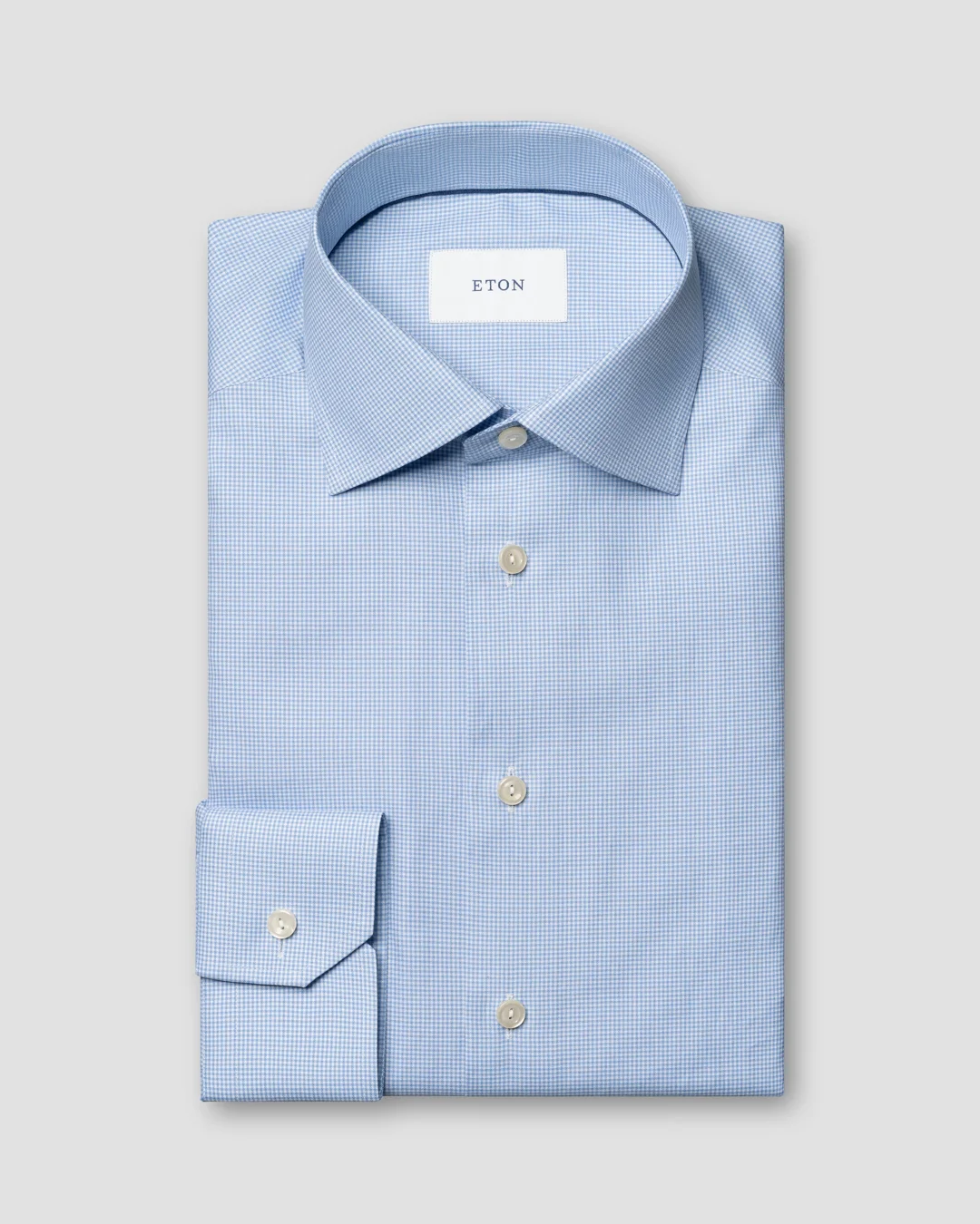 Check Signature Twill Shirt - Eton