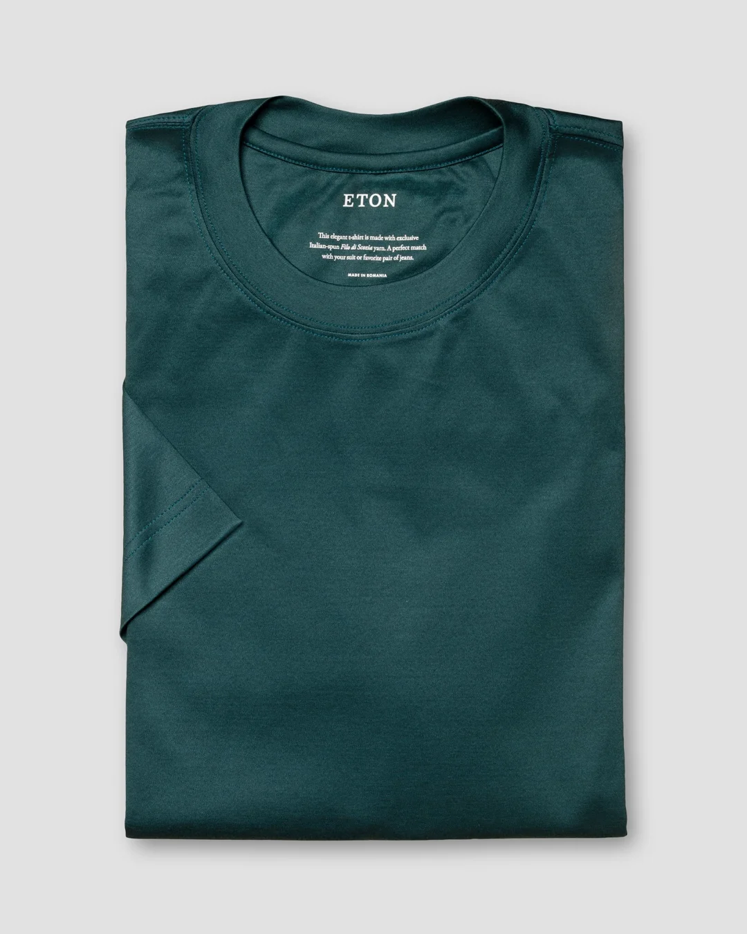 Tシャツ・カットソー Daniele Fiesoli T-SHIRT GIROCOLLO FILO SCOZIA (SE1200 0042) green-filo-di-scozia-t-shirt-