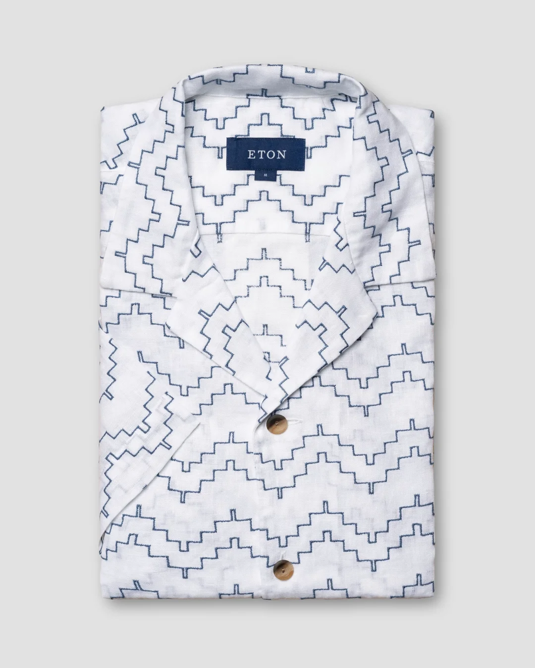 Louis Embroidered Linen Resort Shirt