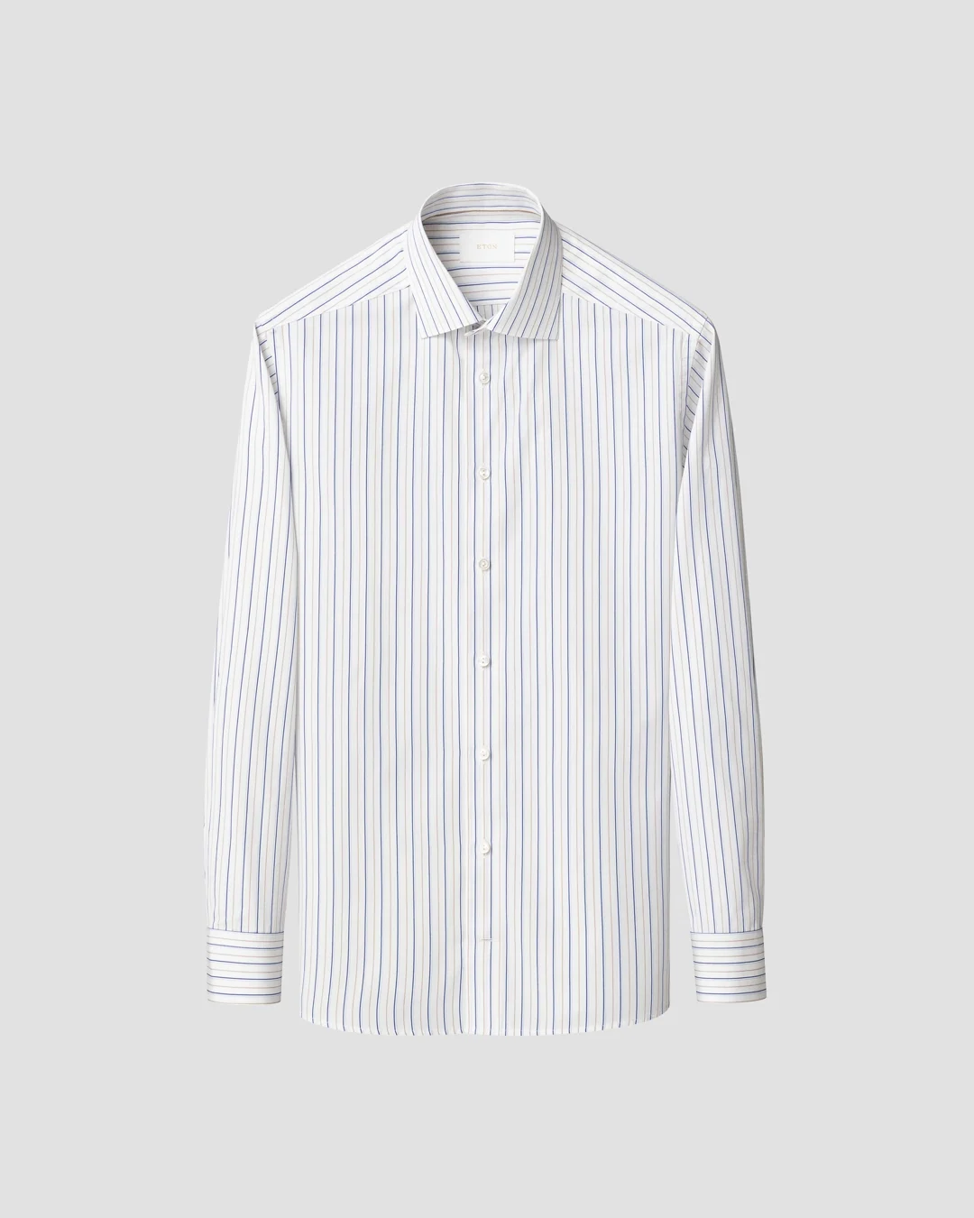 Striped Supima 120 Poplin Shirt - Eton