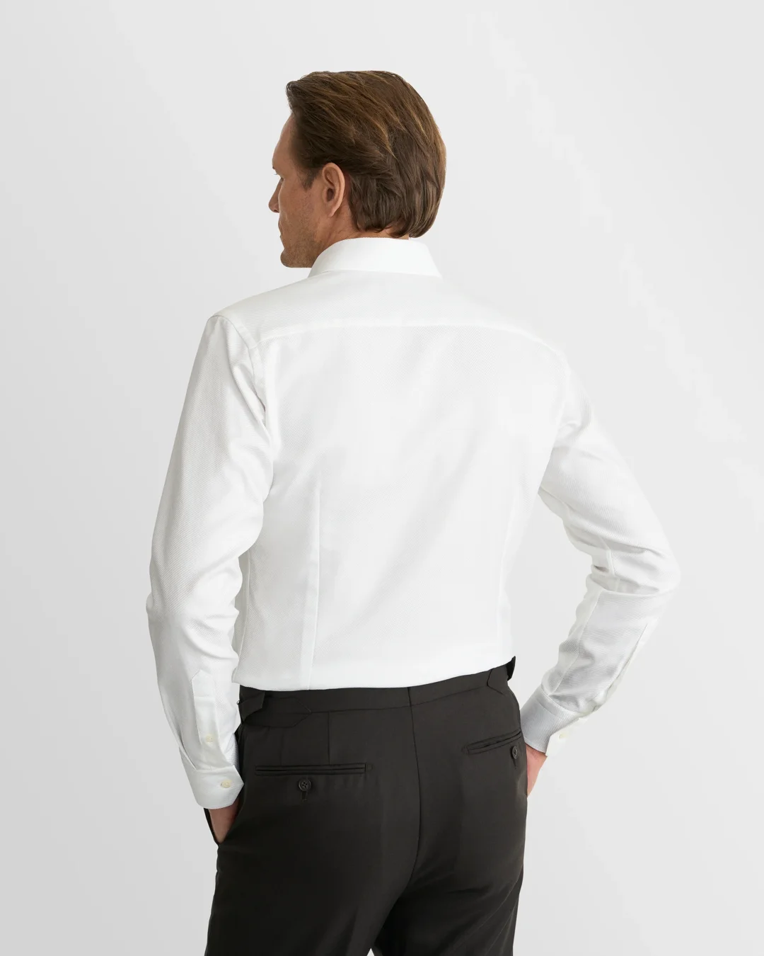 grey striped dress shirt Beatrix Button Up Shirt main image 0
