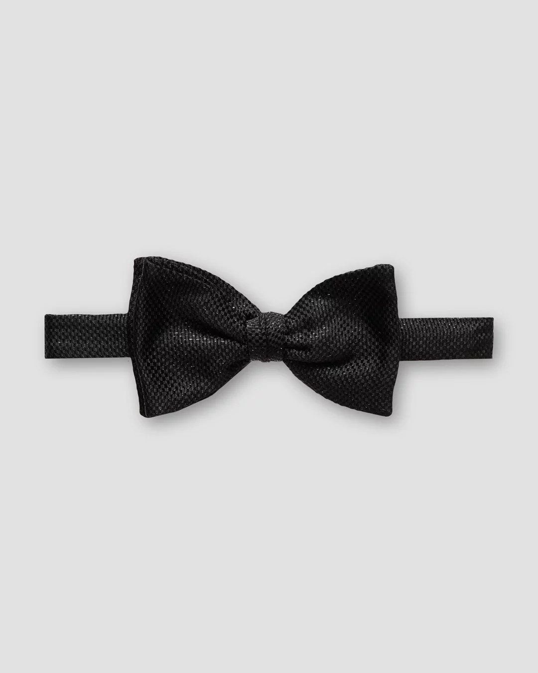 Black silk bow tie - ready tied - Eton