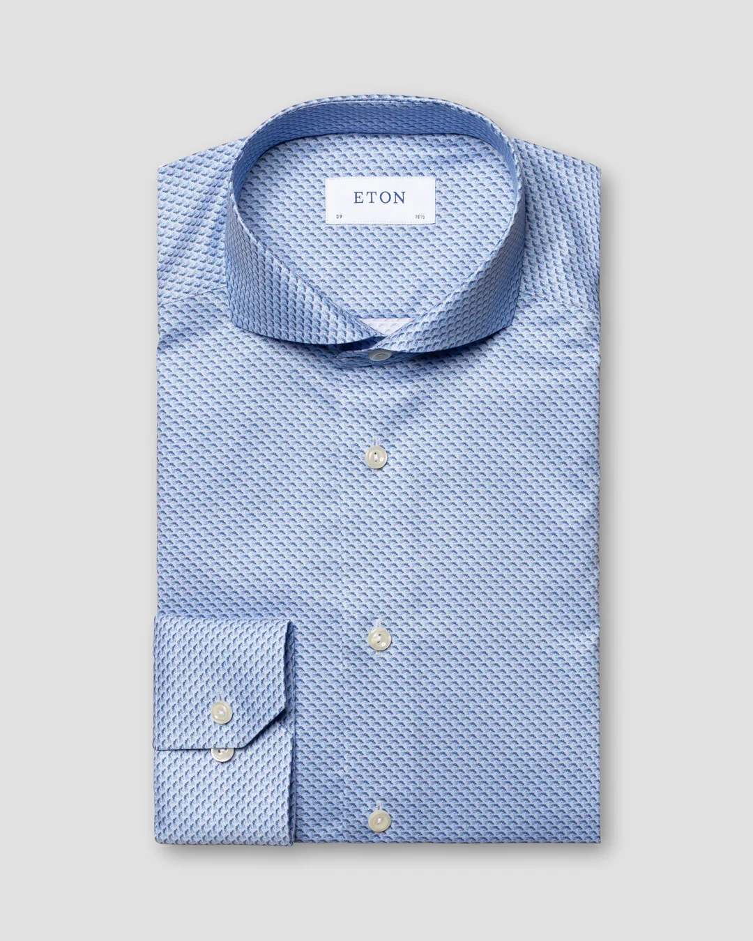 Placed Flora and Fauna Print Twill Shirt