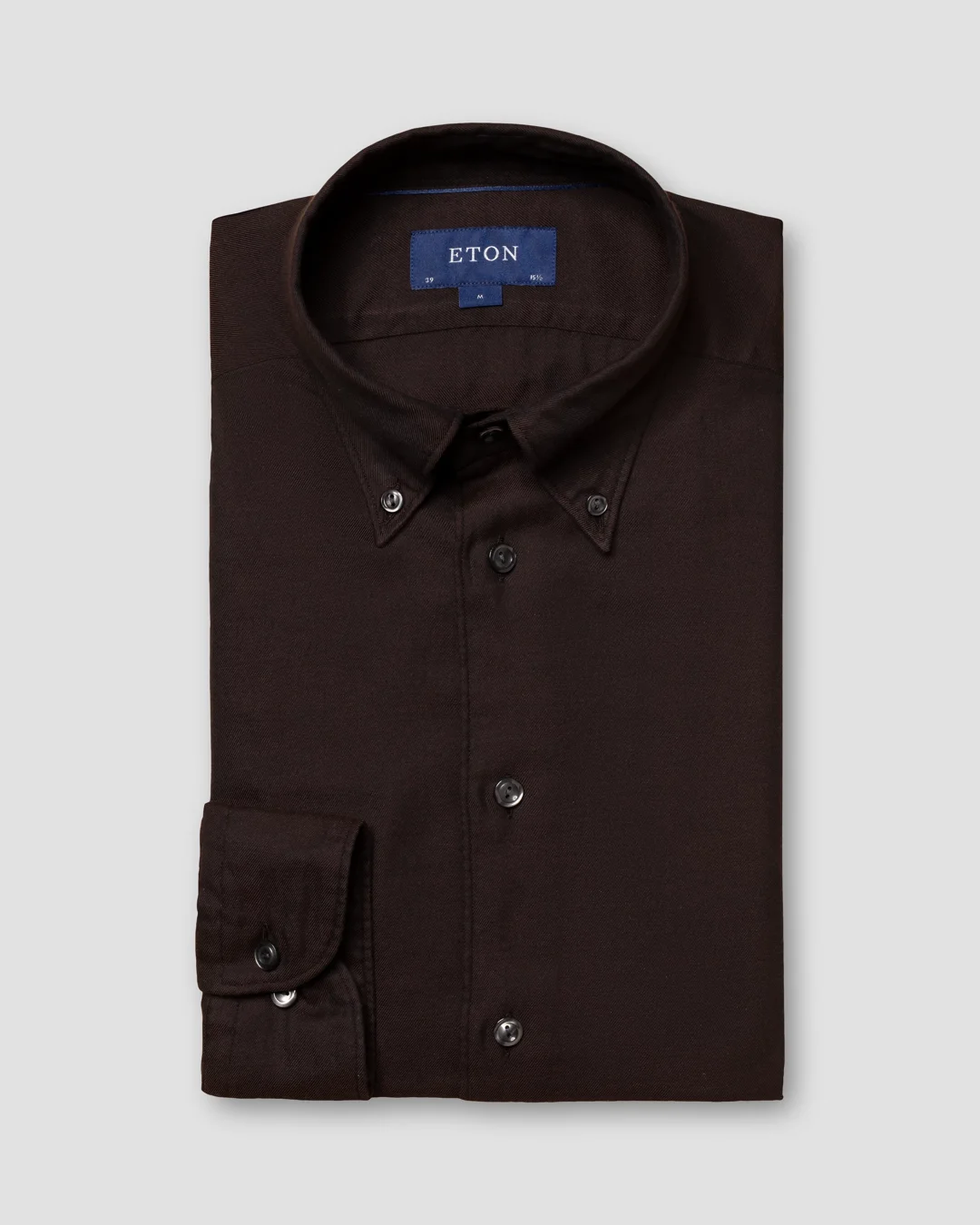 Brown Flannel Shirt - Eton
