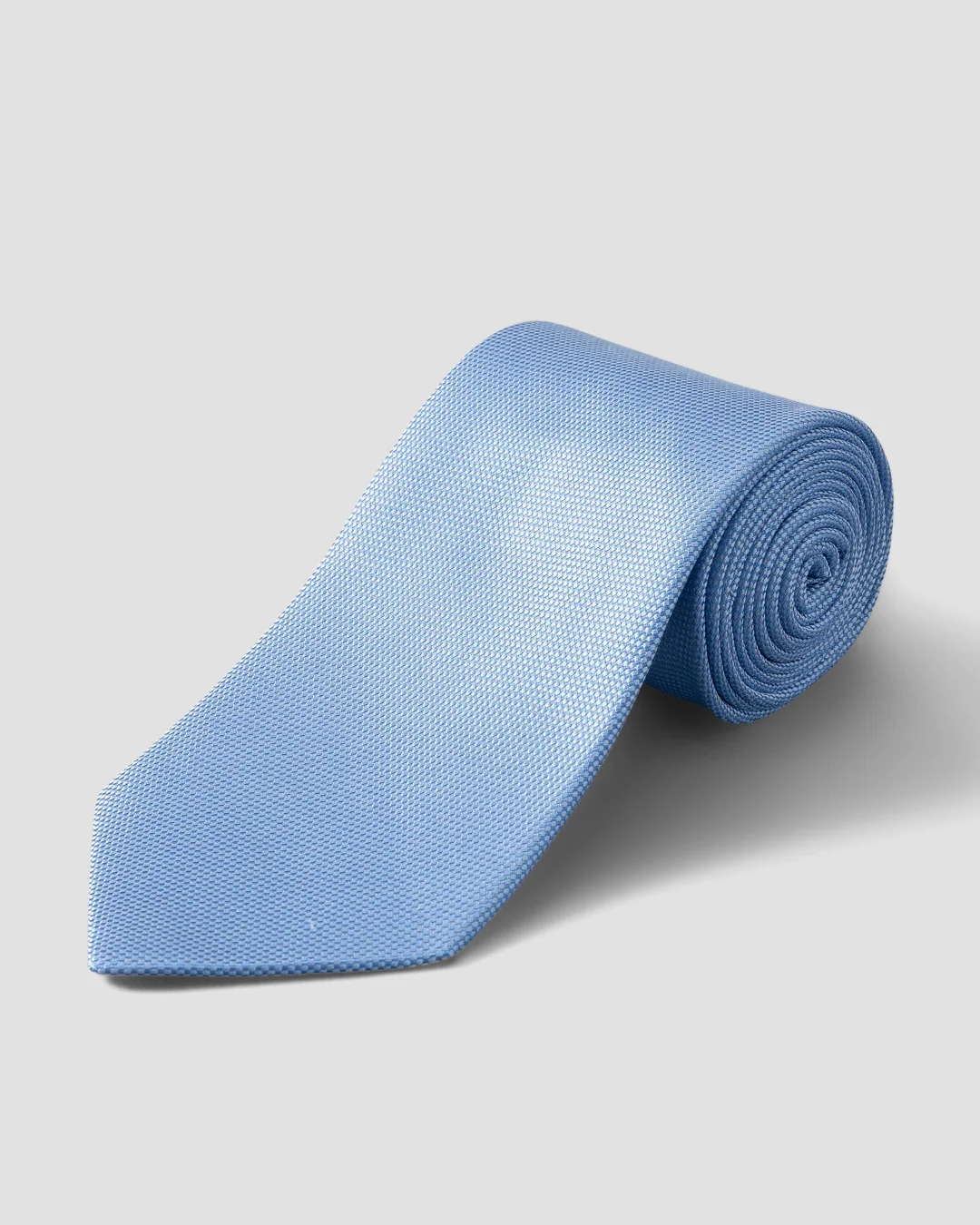 Blue Basketweave Tie - Eton