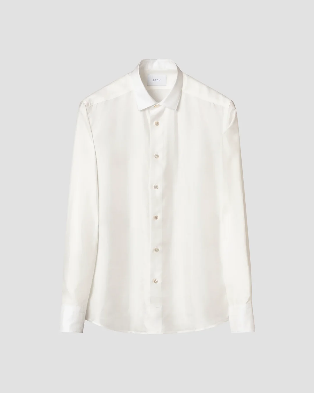 silk dress shirts CHARMEUSE SLIM FIT SHIRT tailored trousers or skirts for polished daytime outfits and smart casual evenings Silk Shirt - Eton