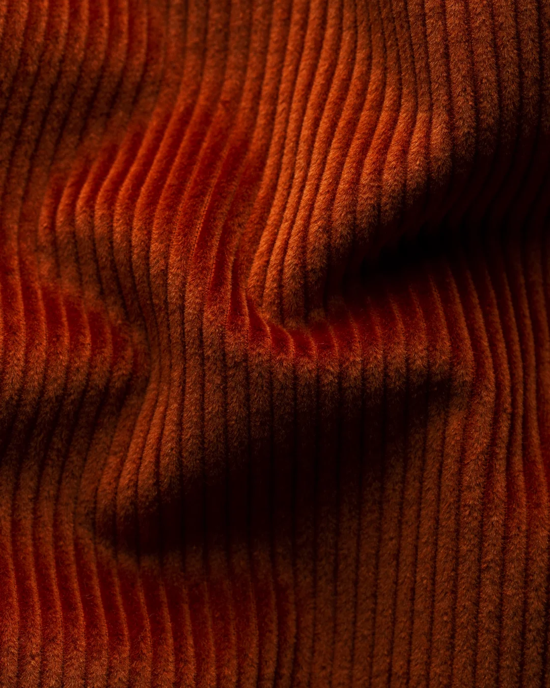 Orange Corduroy Overshirt - Eton