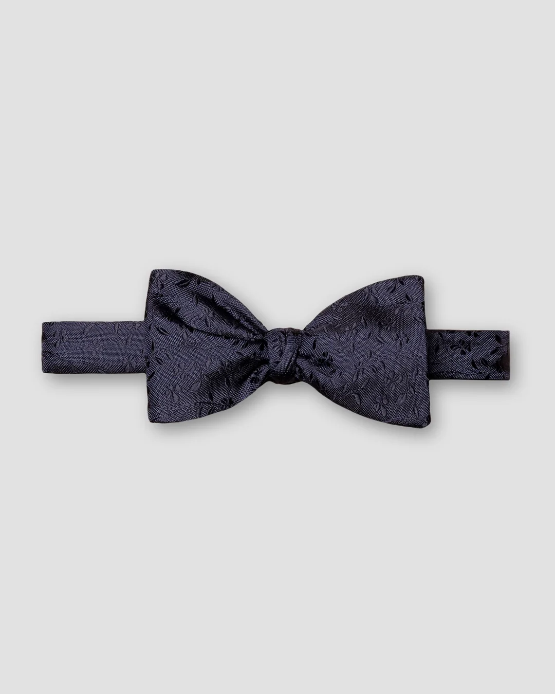 Sexy Navy Blue Bow Tie Neck Ruffle Straps A-line Side-slit Long Prom Dress, PD3497