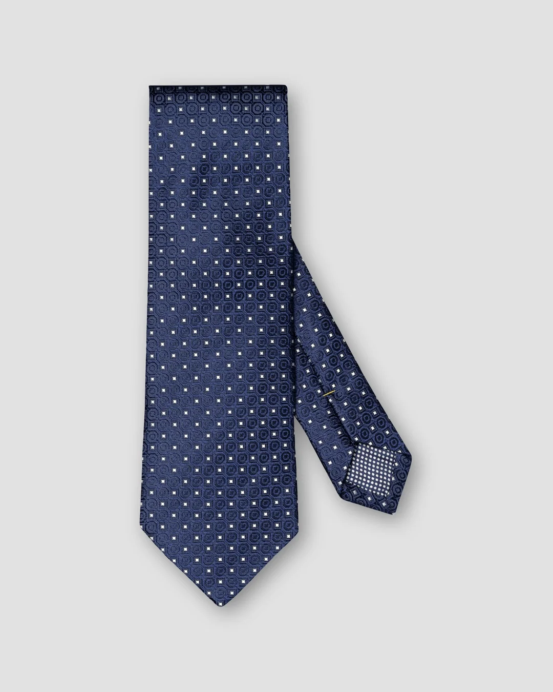 Navy blue Silk Tie - Eton