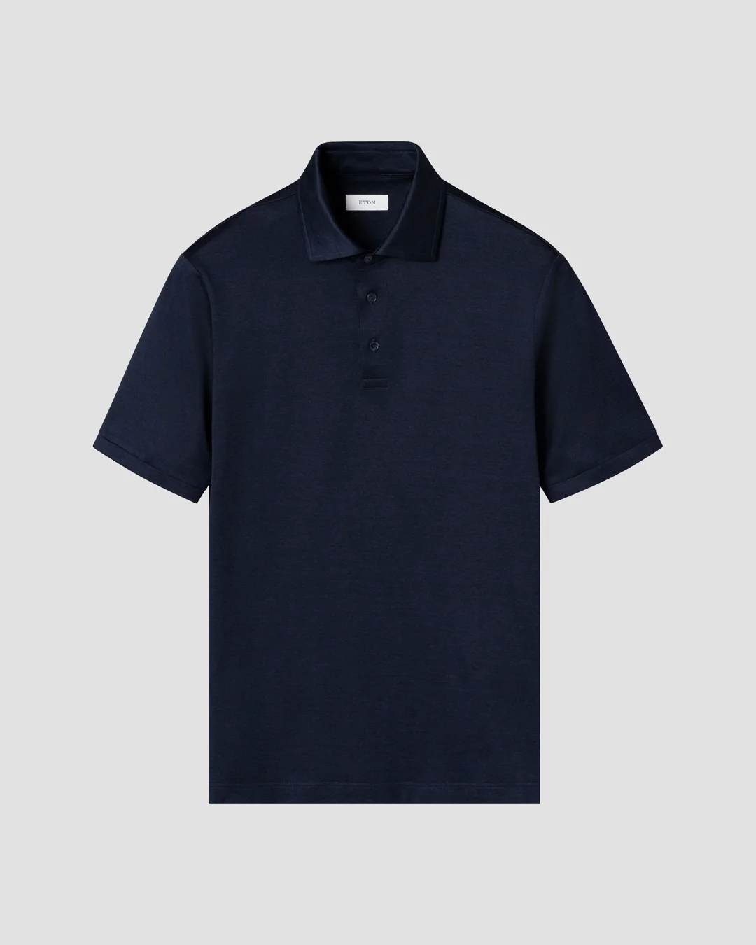 【新品】8gshoot LOGO JACQUARD KNIT POLO ネイビー Jacquard Polo Shirt - Eton