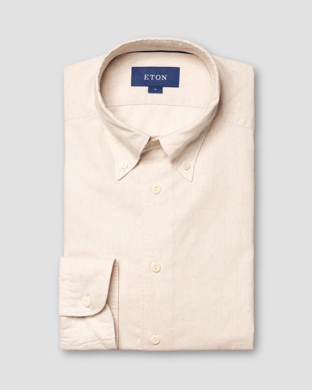 Off white organic cotton shirt - Eton