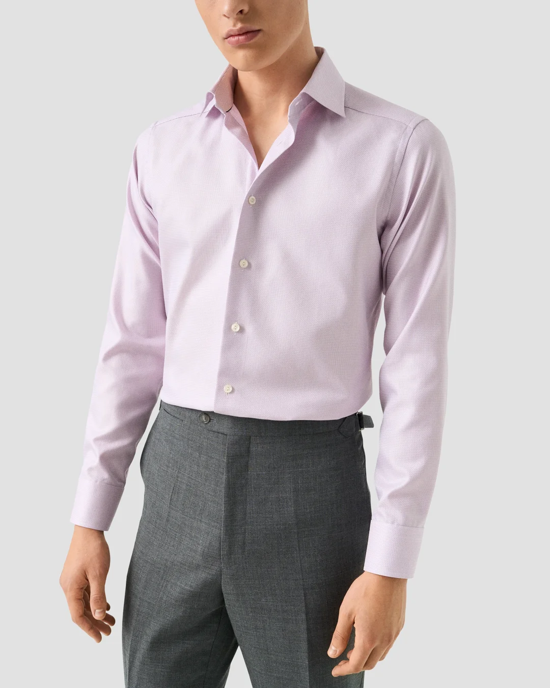 Herringbone Signature Dobby Shirt - Eton