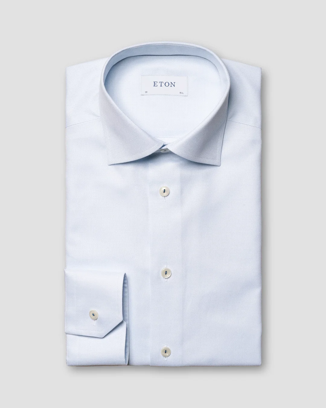 Light blue Royal dobby - Eton