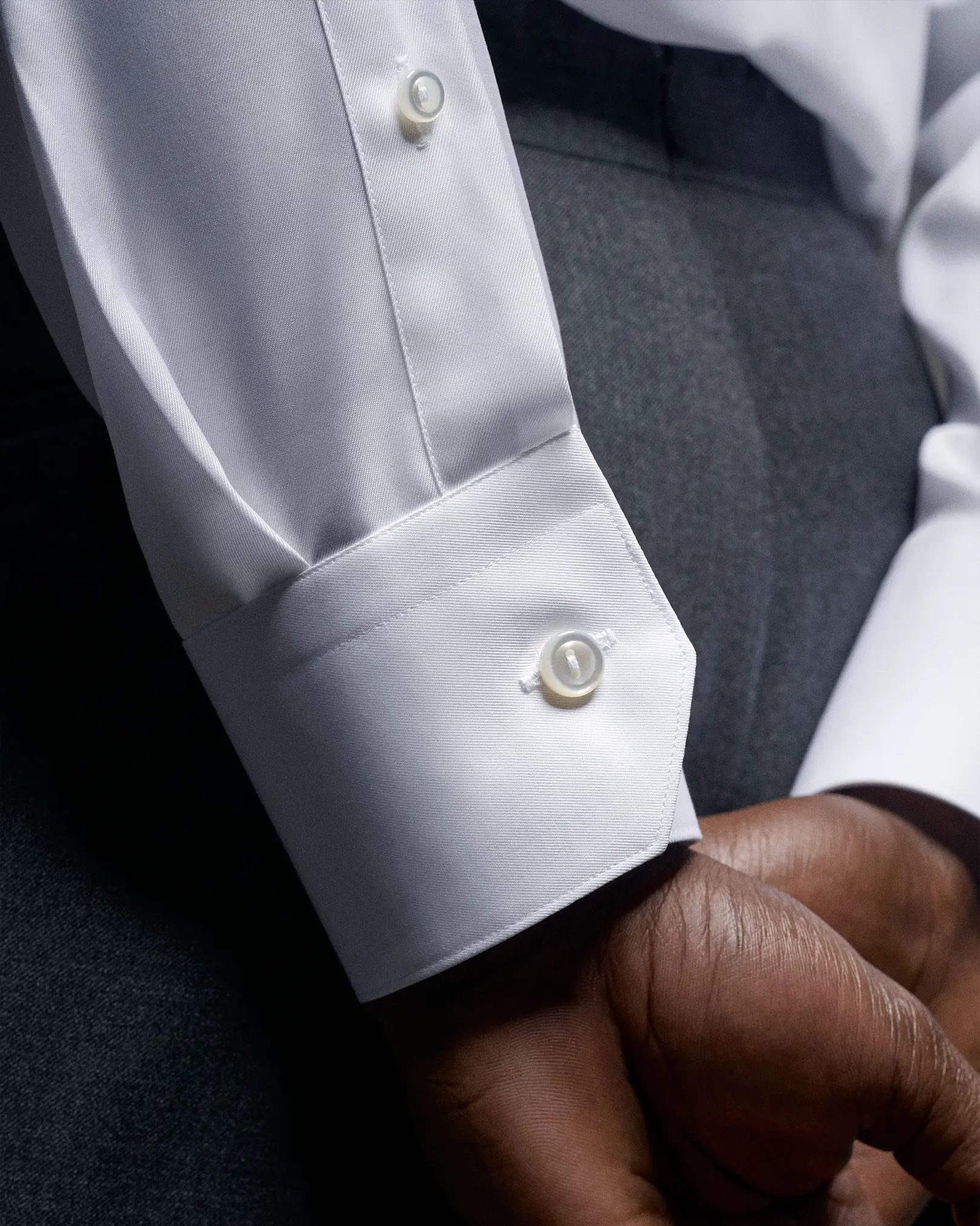 Eton - Solid Elevated Twill Shirt