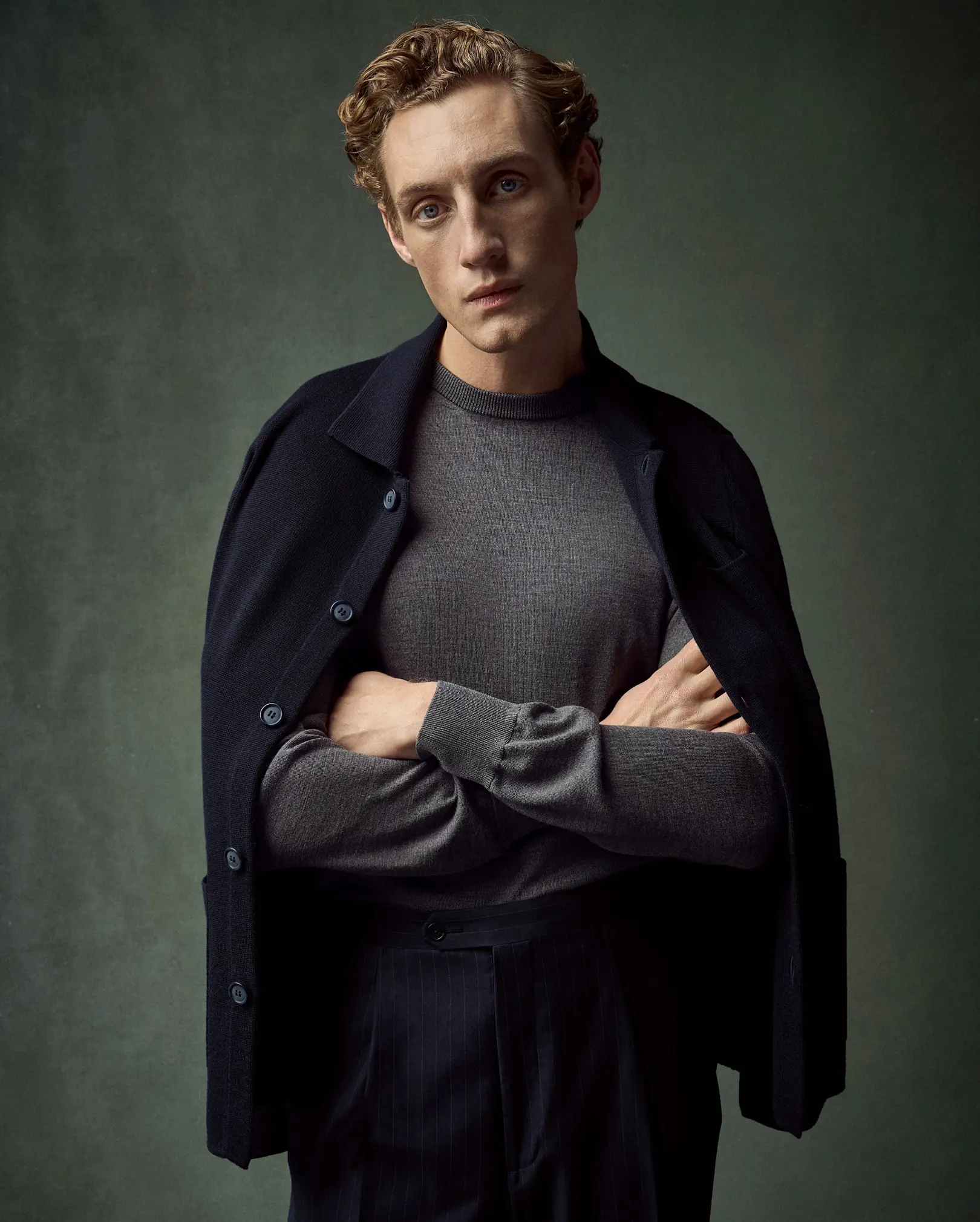 Eton - merino milano knit overshirt