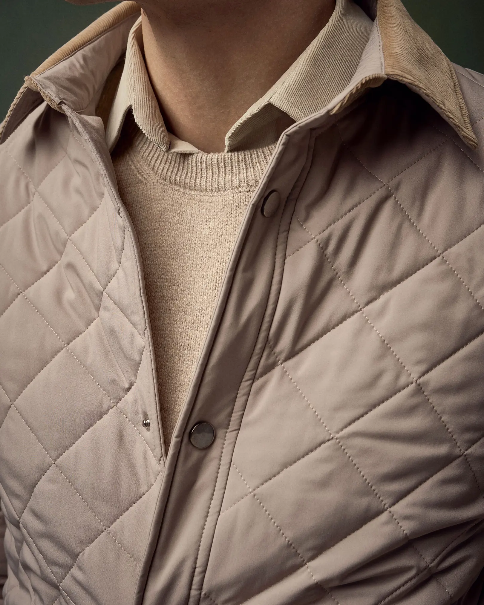 Eton - quilted shell jacket