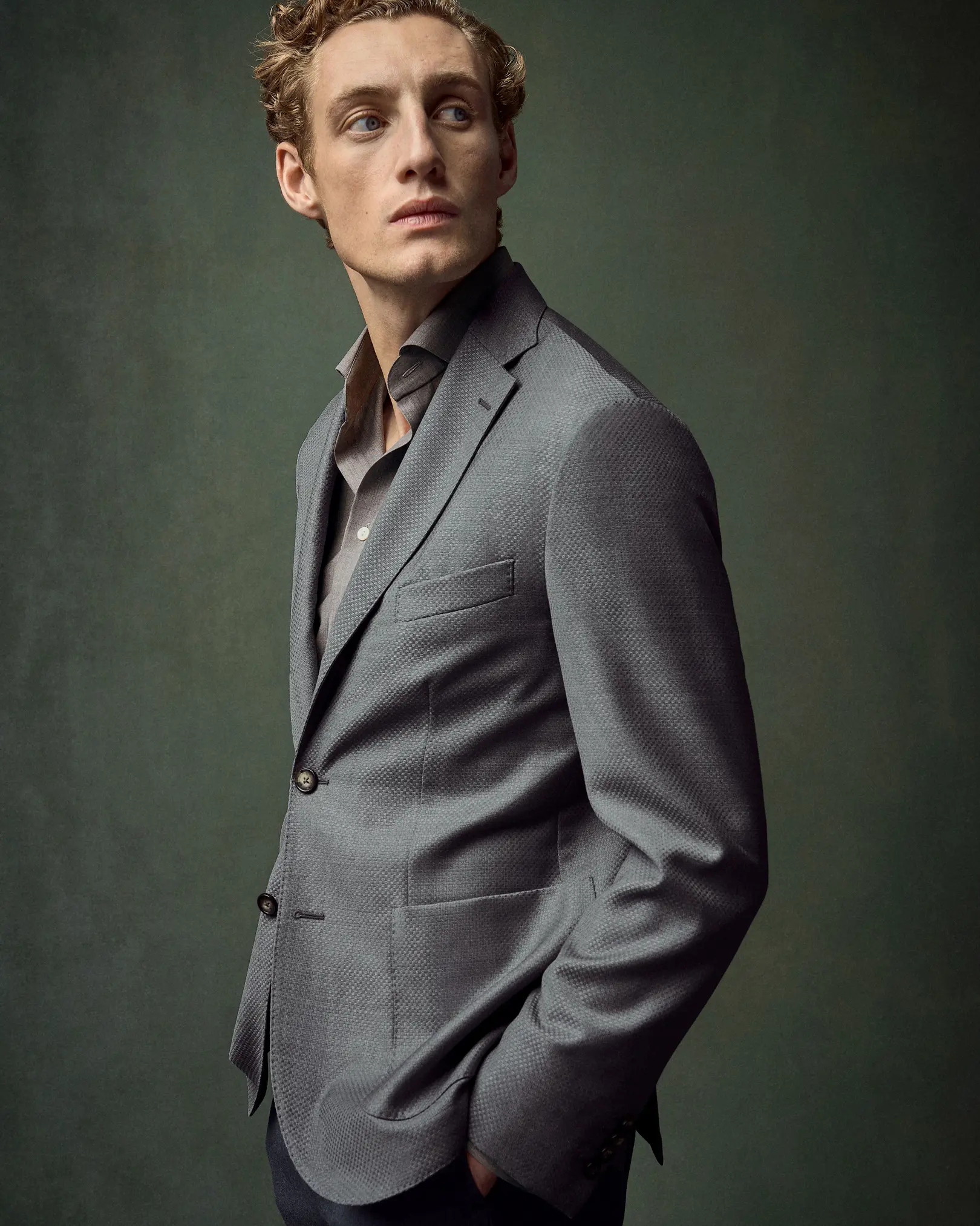 Eton - wool knit soft jacket