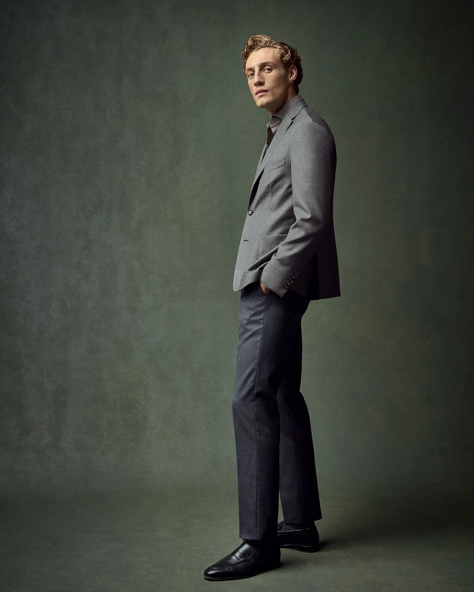 Eton - wool knit soft jacket