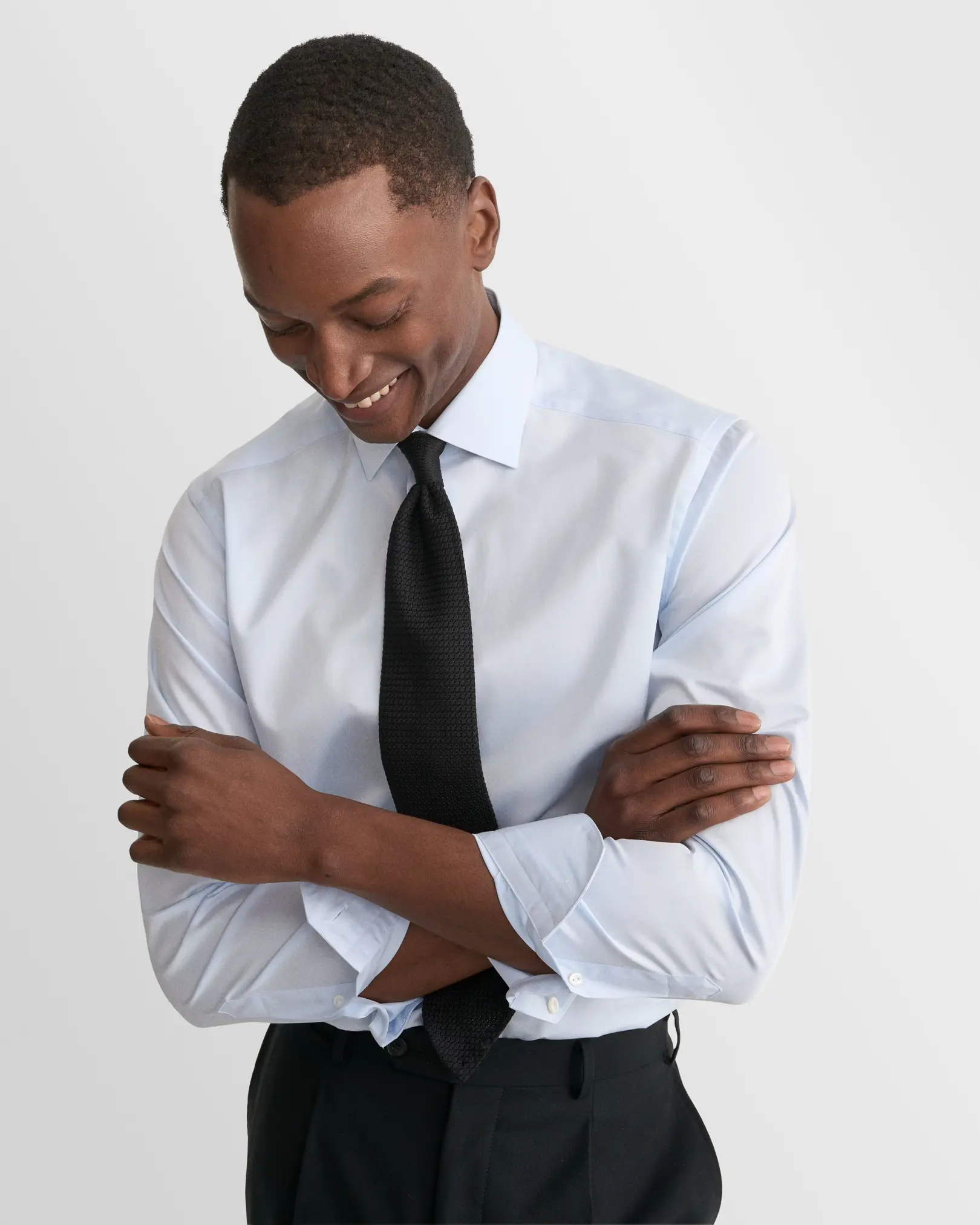 Eton - black grenadine tie