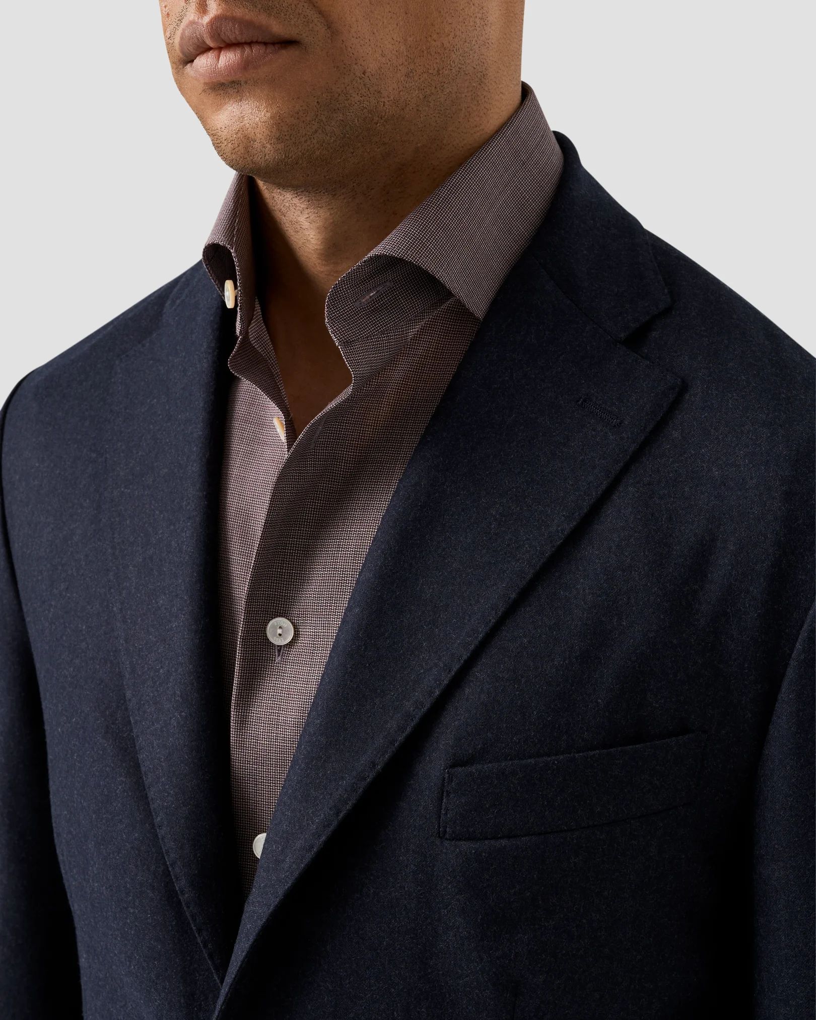 Eton - wool flannel soft jacket