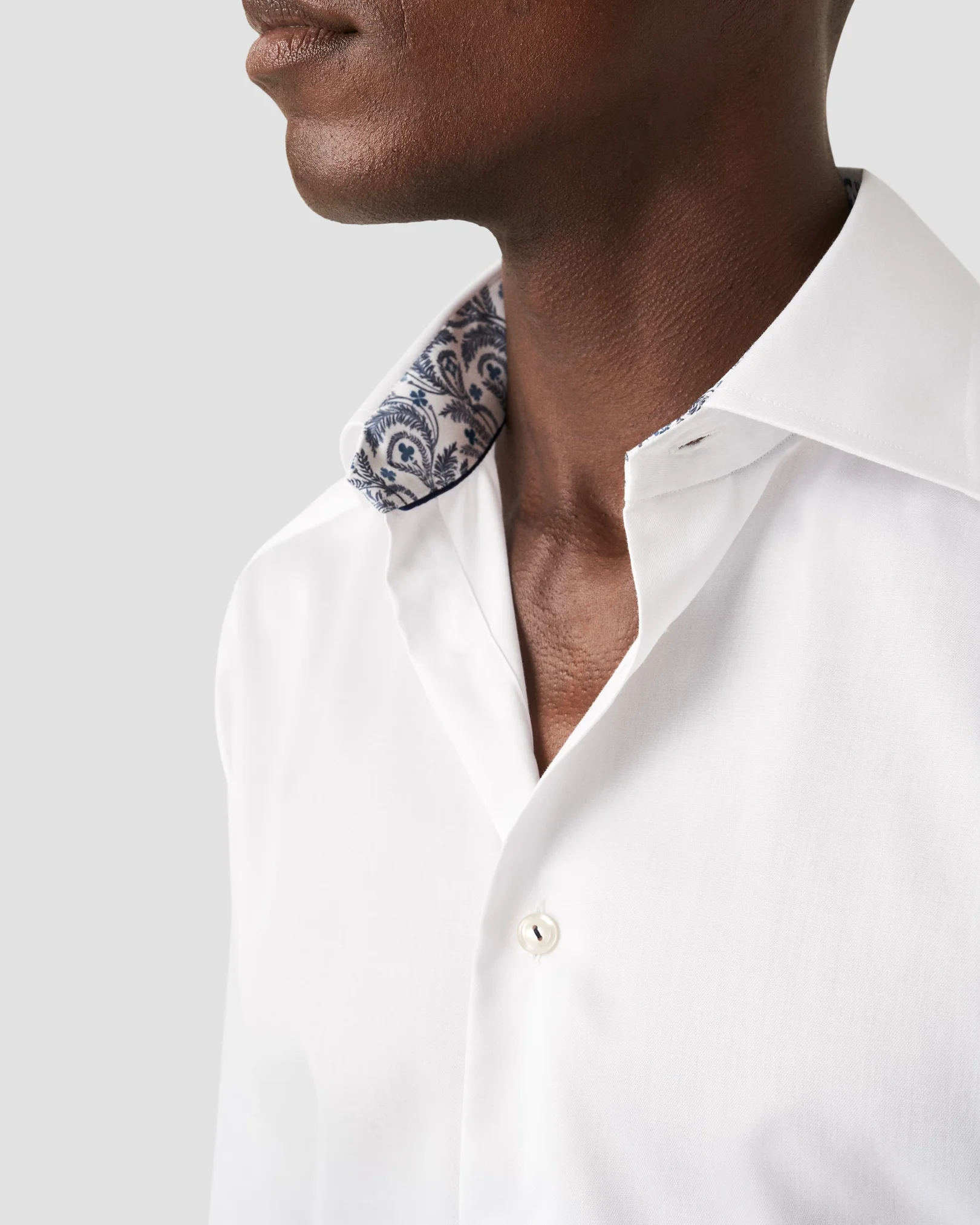 Eton - Chemise Signature en Twill à Effet Floral