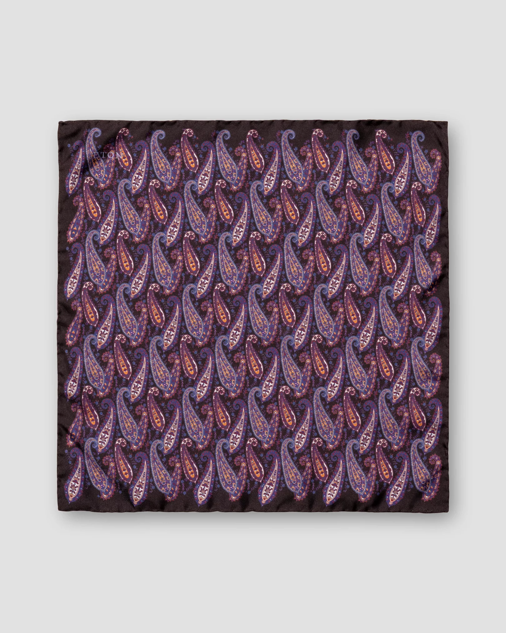Eton - dark purple paisley pqs