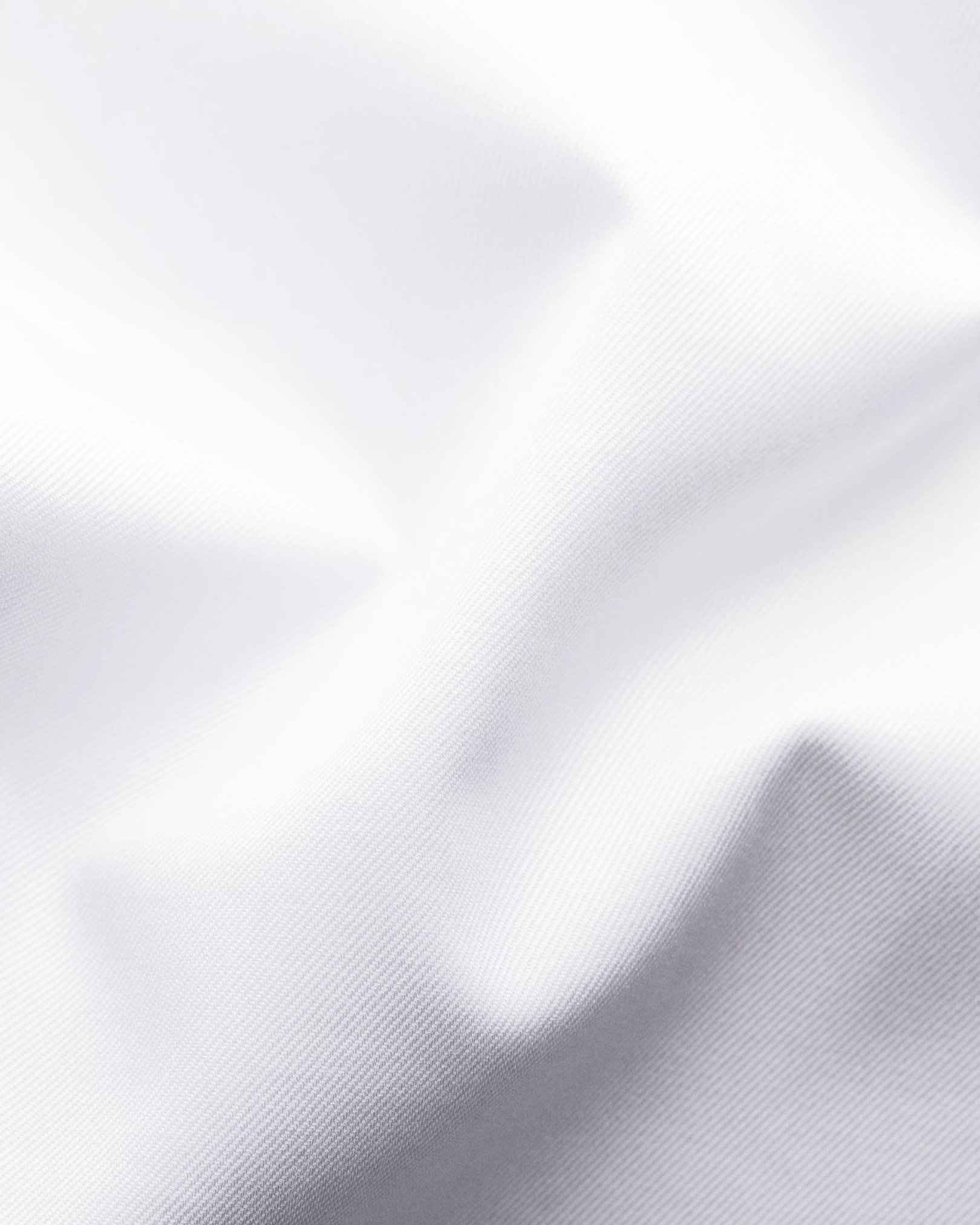 Eton - white signature twill wide spread rounded single one buttonhole slim