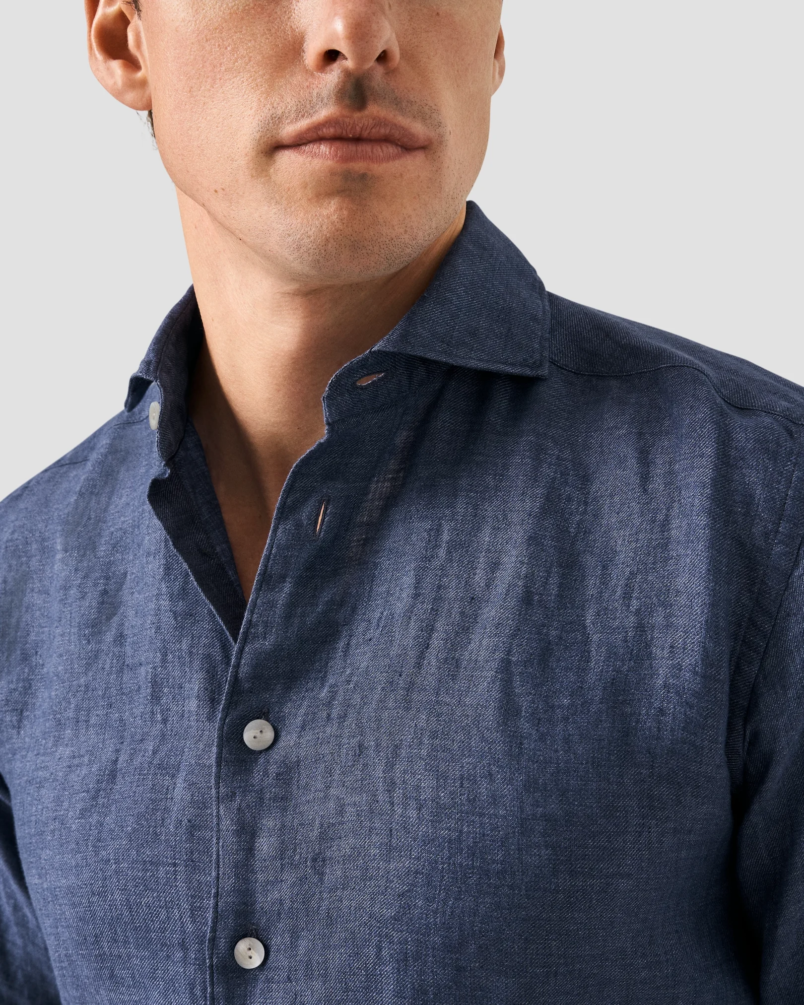 Eton - widespread linen shirt