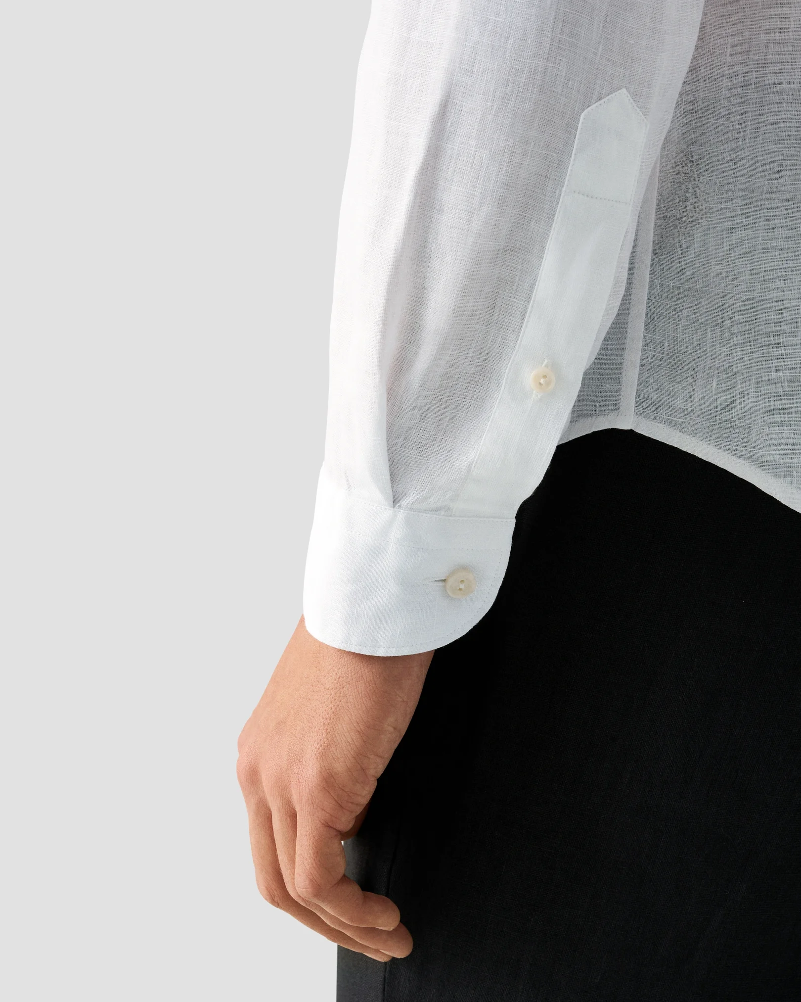 Eton - Solid Linen Shirt