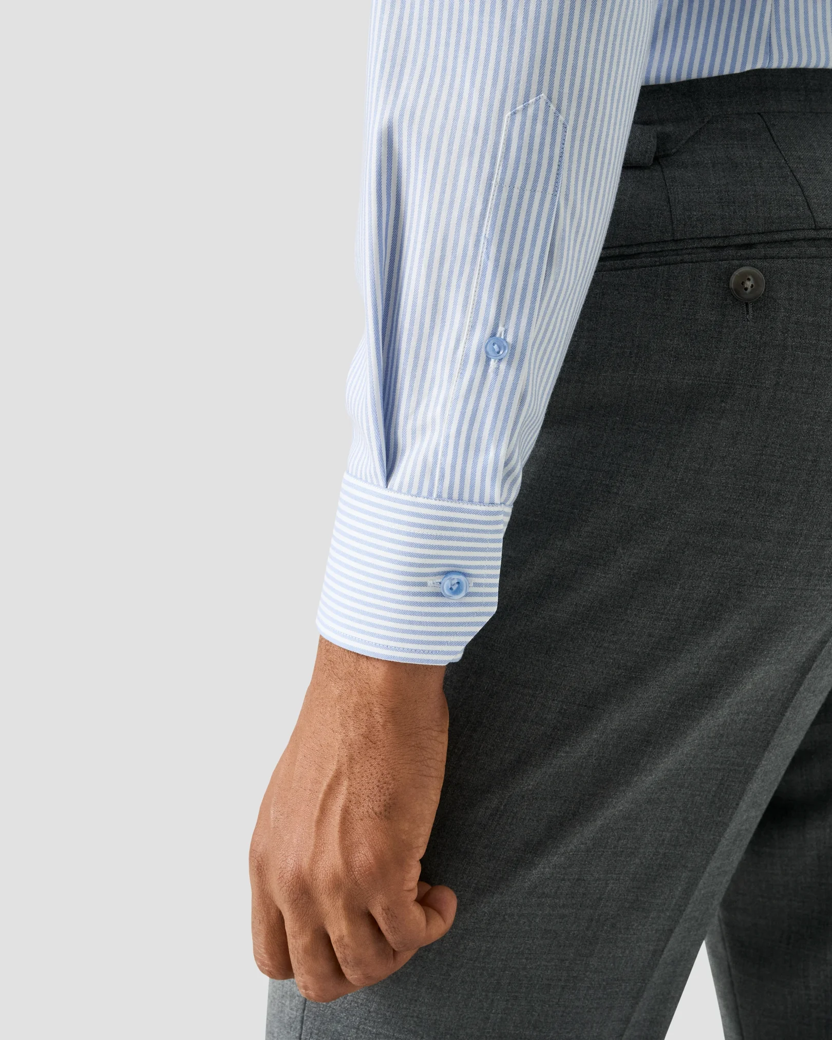 Eton - Striped Cotton TENCEL™ Lyocell Shirt