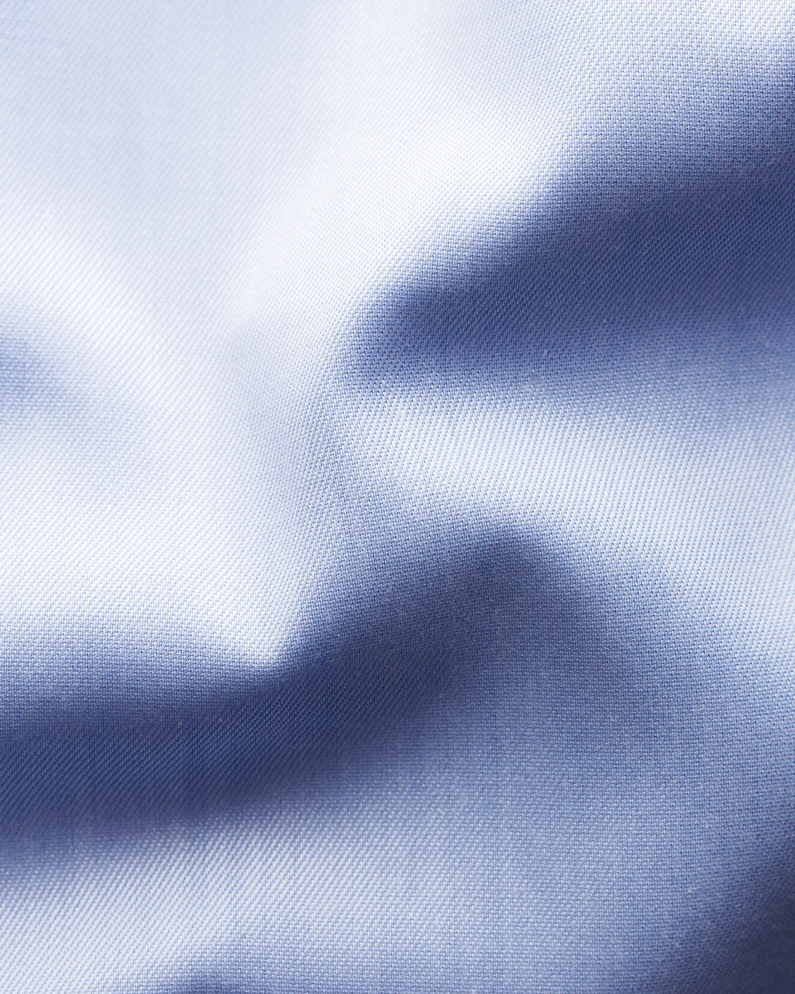 Eton - light blue signature twill shirt paisley details