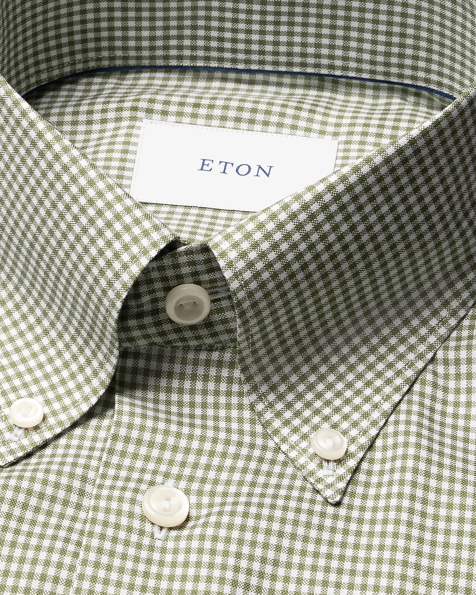 Eton - check signature oxford shirt button down