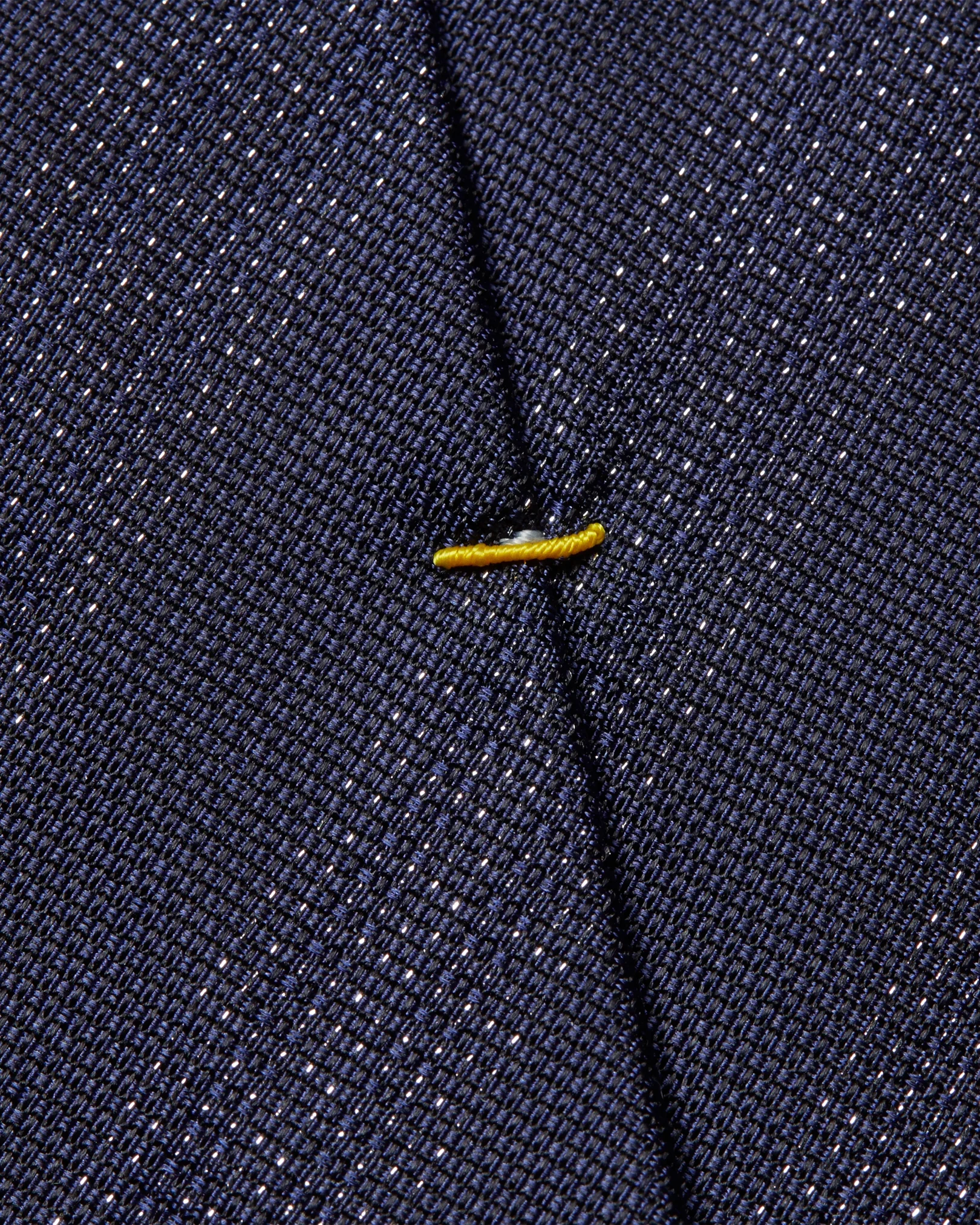 Eton - dark blue striped silk lurex tie