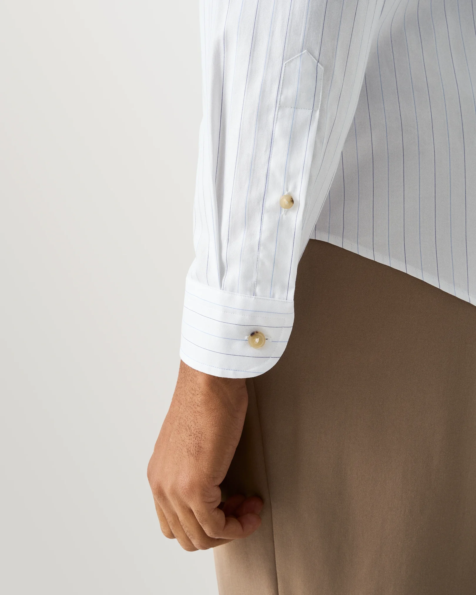 Eton - pin striped signature oxford shirt