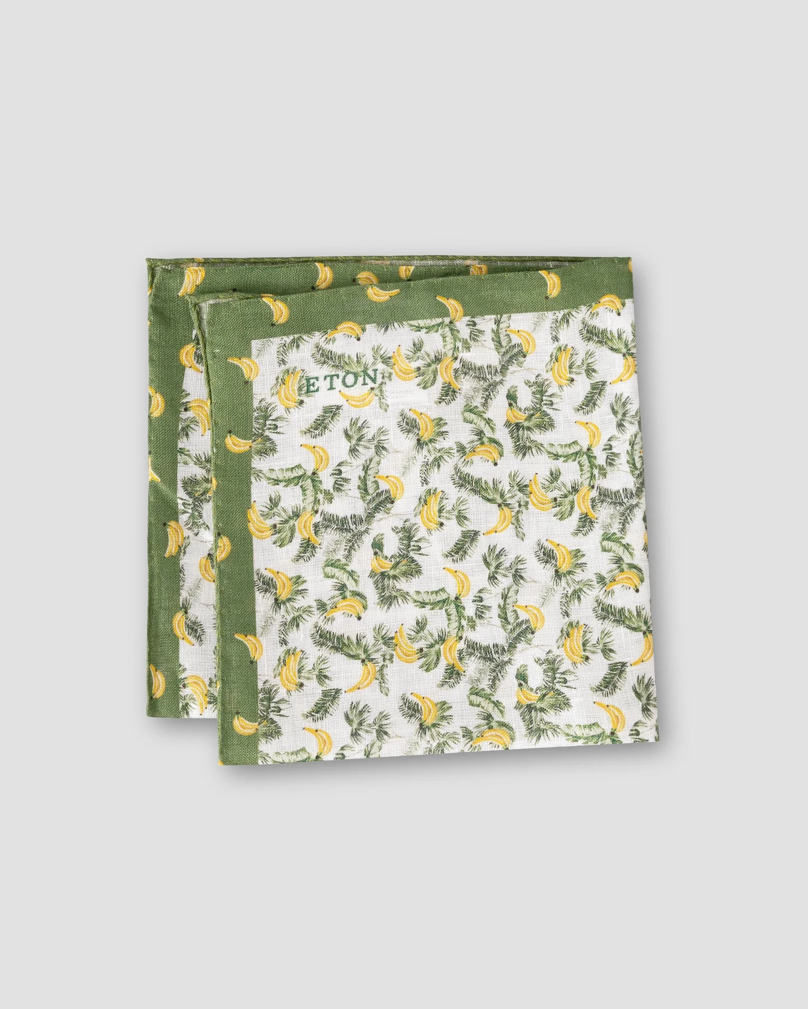 Eton - banana pattern pocket square